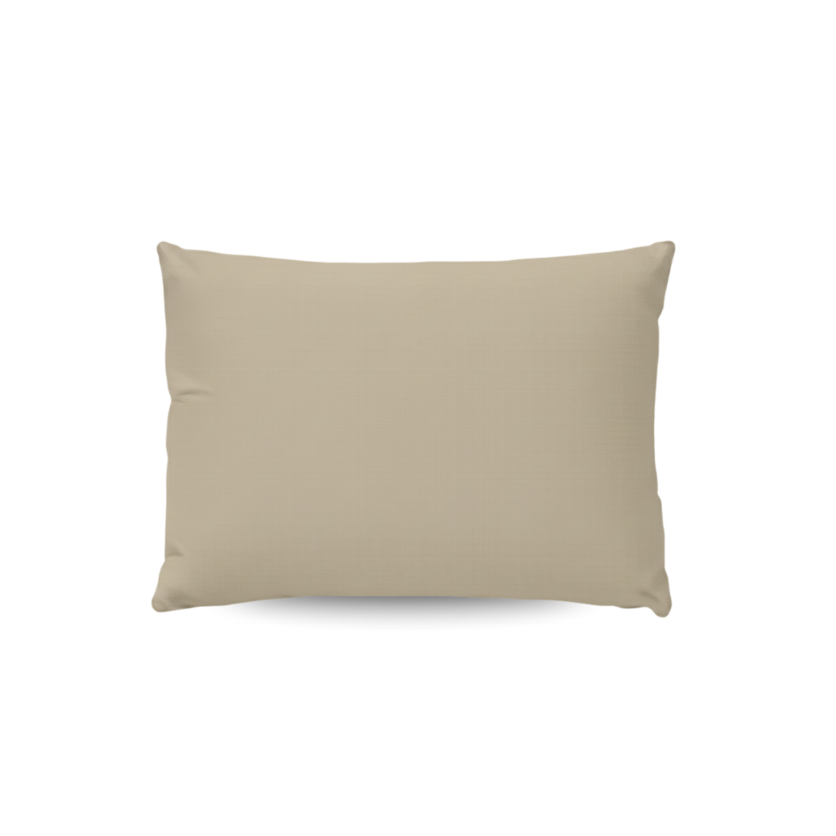 Een Zelesta Wonderbed Katoen Kussensloop in Taupe Blush, afmeting 60x70cm, is gecentreerd op een witte achtergrond.