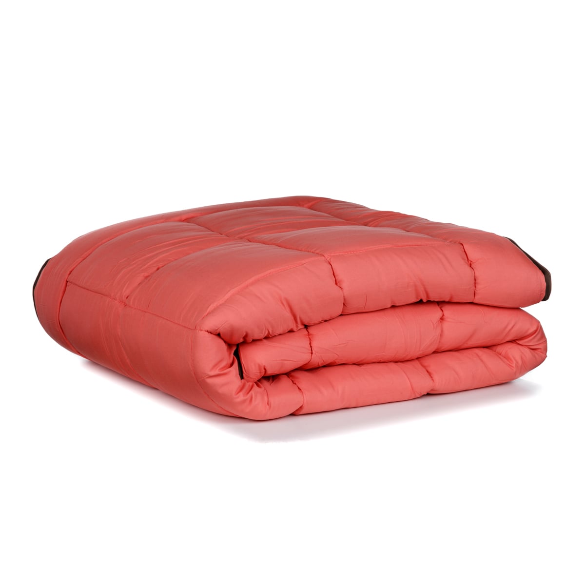 1 of 2 persoons dekbed koraal rood