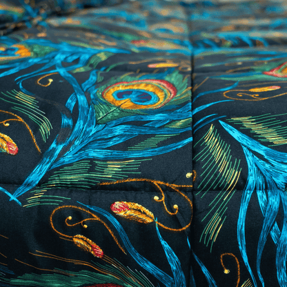 Zelesta Wonderbed 4 Seasons Double - Peacock Feathers