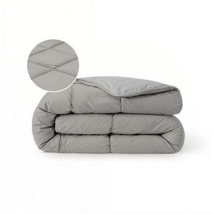 Zelesta Comfort Duo Zomerdekbed - Grijs & Zachtgrijs