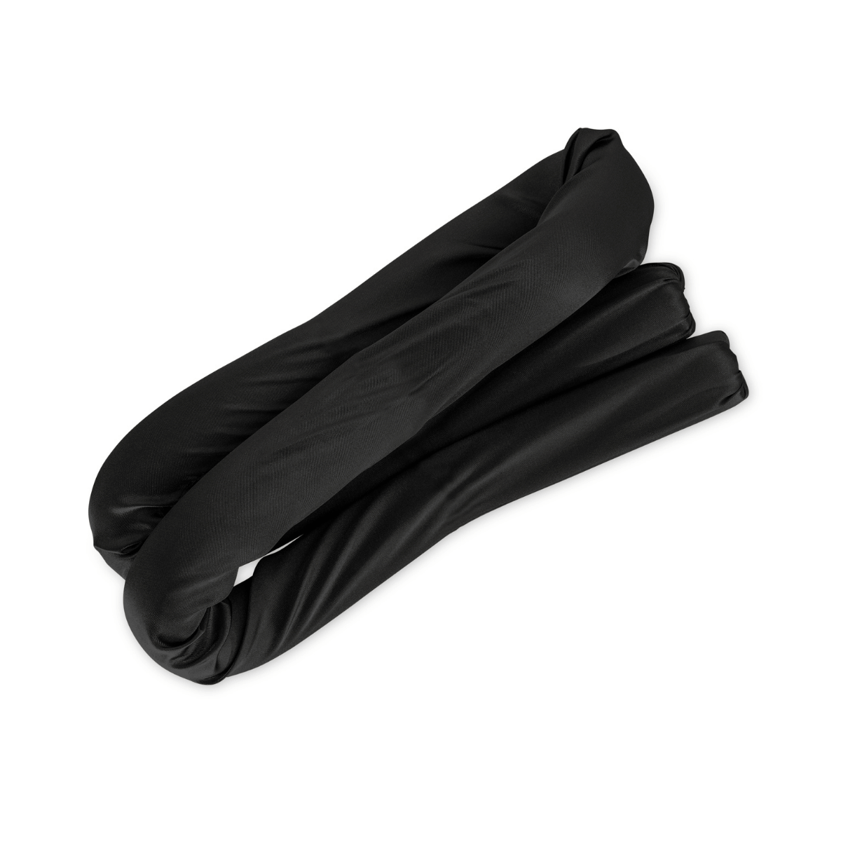 De Zelesta Sleeping Beauty Set - Universal Black heeft een zwarte, gewatteerde stoffen tochtstop - ideaal om te combineren met je Mulberry zijden kussensloop om een anti-verouderende, rustgevende sfeer te creëren.