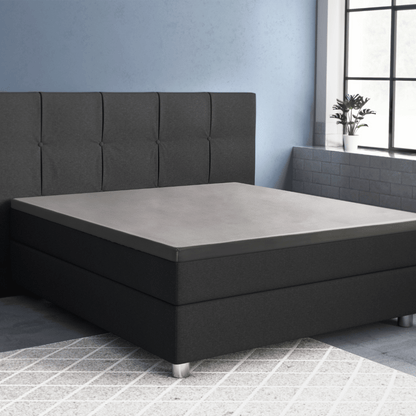 Primaviera Deluxe Topper Satijn Hoeslaken Grijs