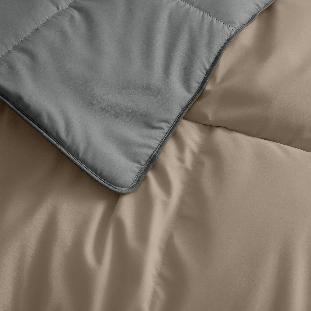 Zelesta Premiumbed Katoen - Anthracite & Taupe-Zelesta.nl