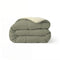 Zelesta Comfort Duo Dekbed - Olijfgroen & Crème