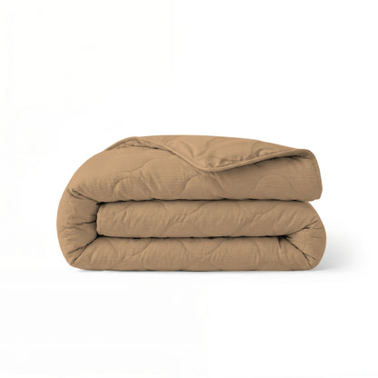 Zelesta Special Mousseline Zomerdekbed - Warm zacht beige