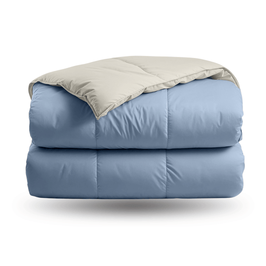 Zelesta Premiumbed Katoen - Dream Blue & Cream-Zelesta.nl