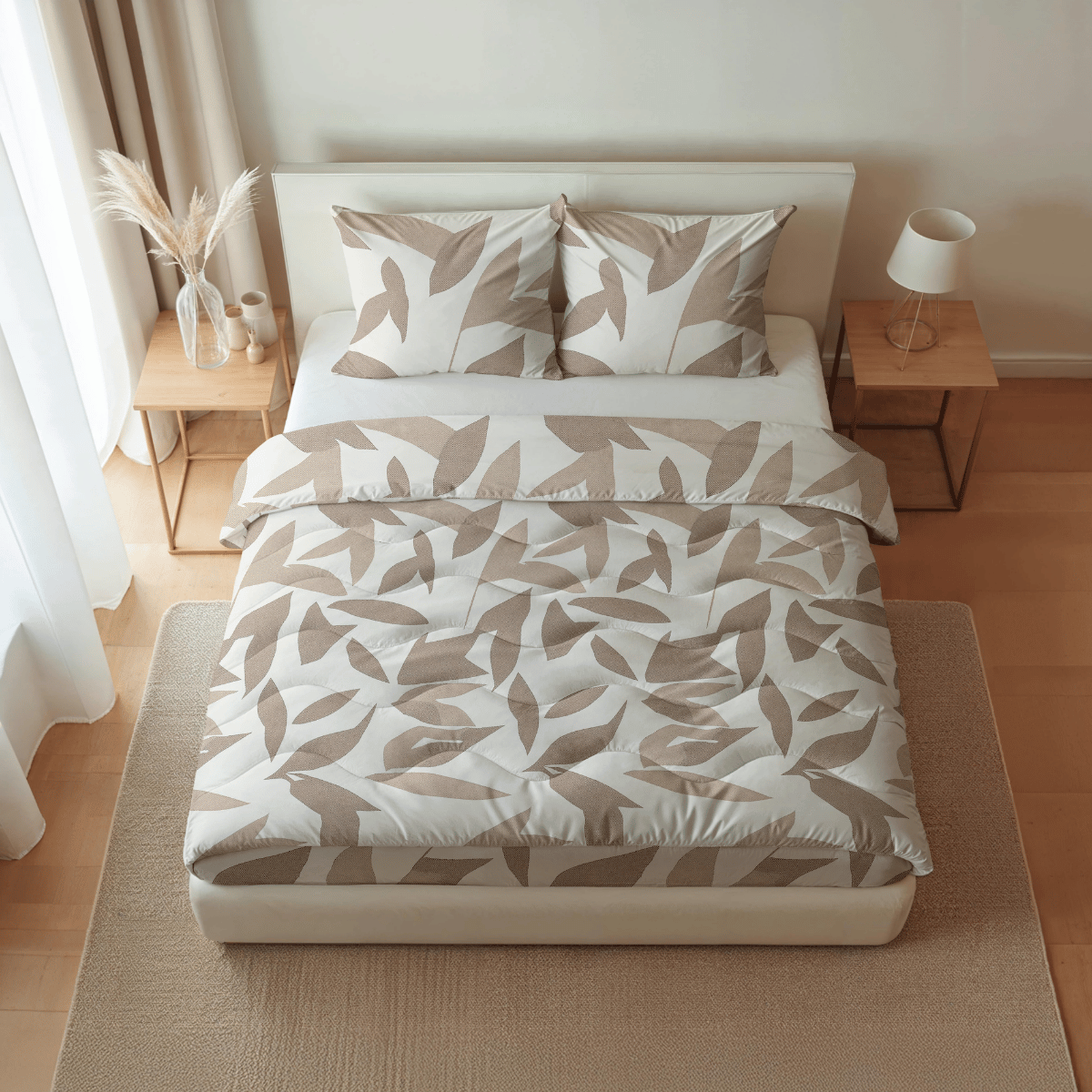 Zelesta Royalbed Katoen - Beige Autumn-Zelesta.nl