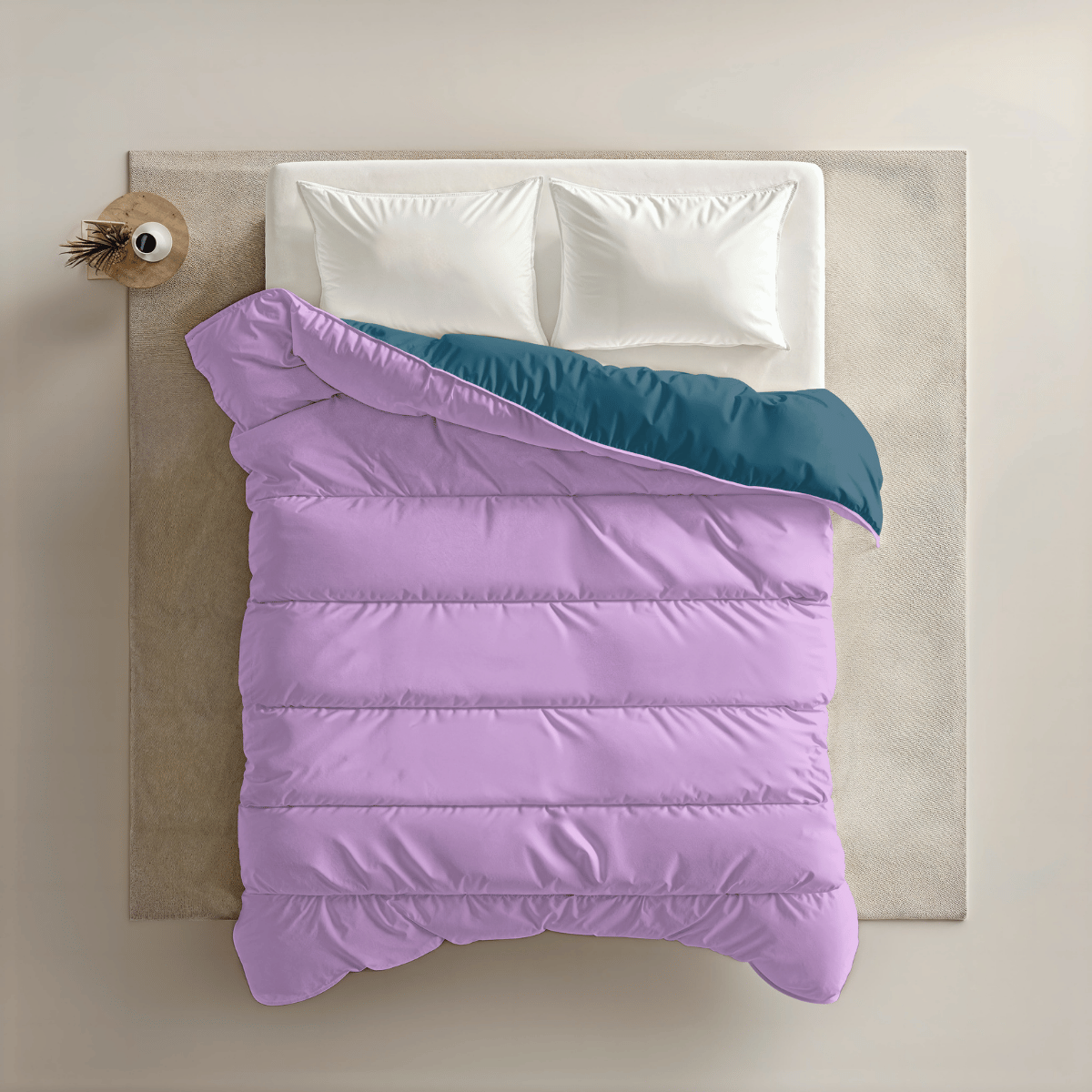 Zelesta Royalbed - Petrol & Lila 240x200cm-Zelesta.nl