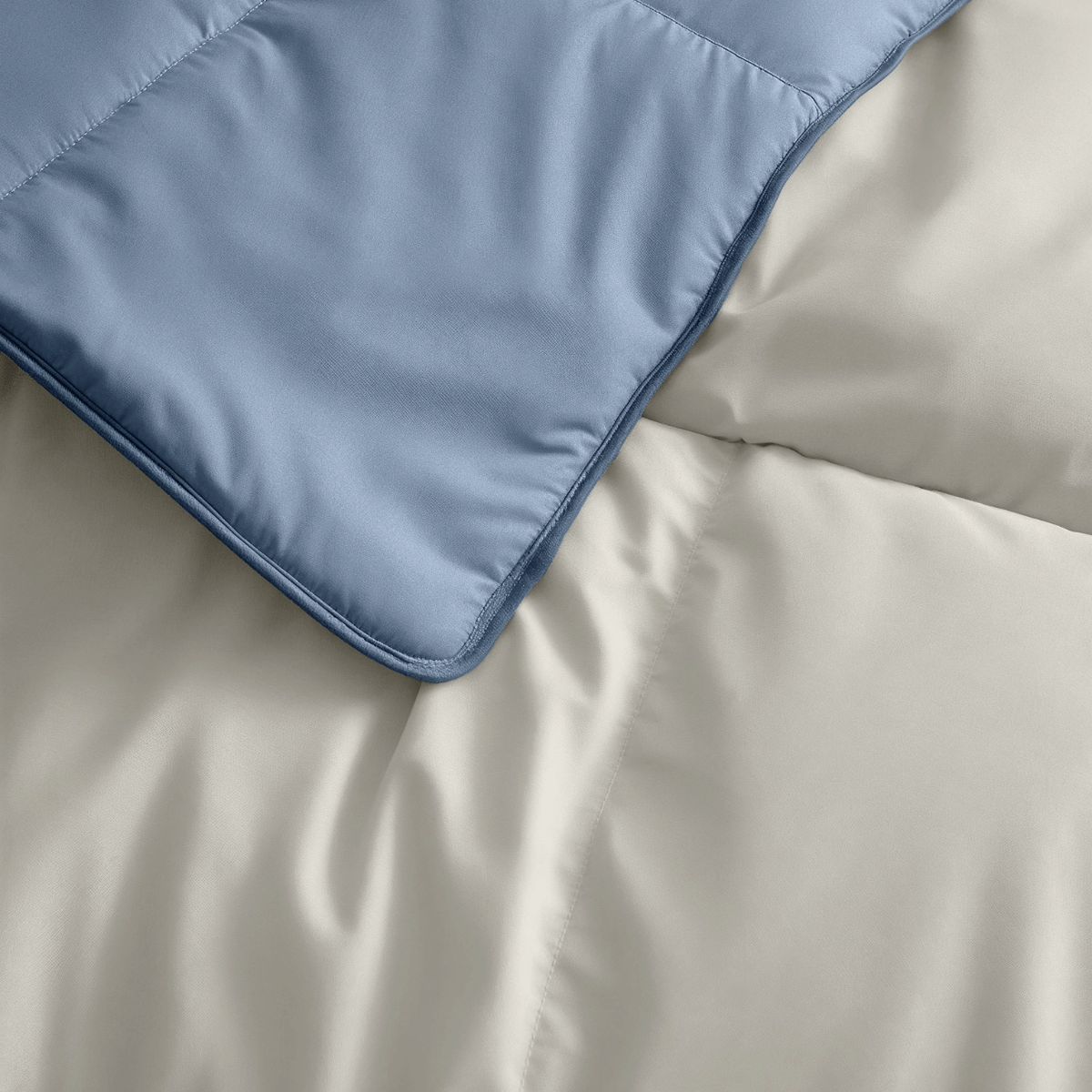 Zelesta Premiumbed Katoen - Dream Blue & Cream-Zelesta.nl