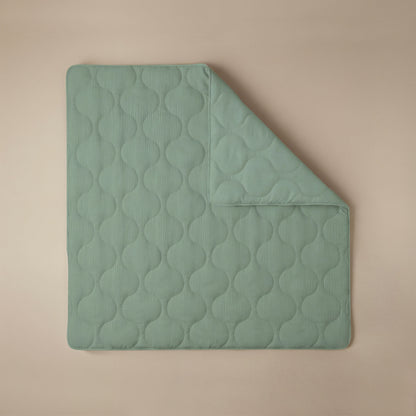 Zelesta Special Mousseline Zomerdekbed - Eucalyptusgroen