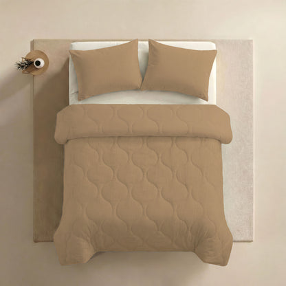Zelesta Special Mousseline Zomerdekbed - Warm zacht beige