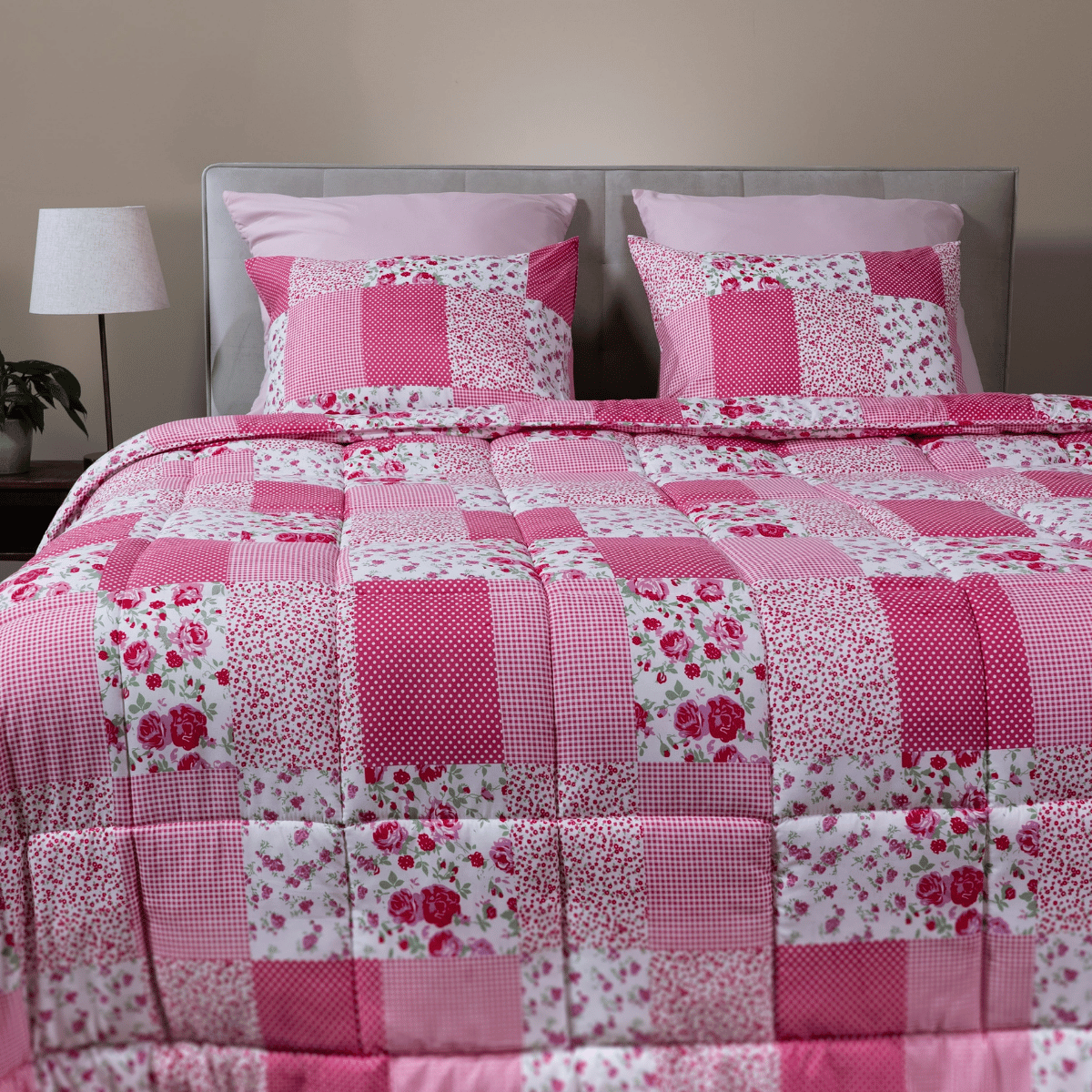 Sfeerbeeld van Zelesta Wonderbed Light - Patchwork Pink