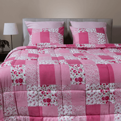 Sfeerbeeld van Zelesta Wonderbed Light - Patchwork Pink