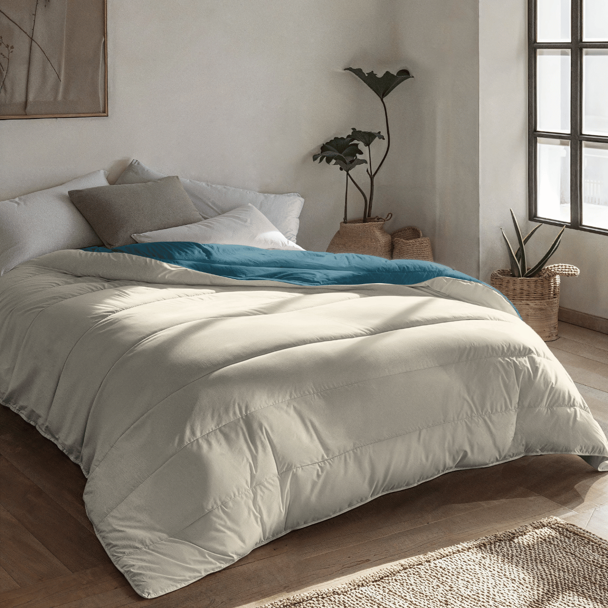 Zelesta Royalbed - Petrol & Sand Beach-Zelesta.nl