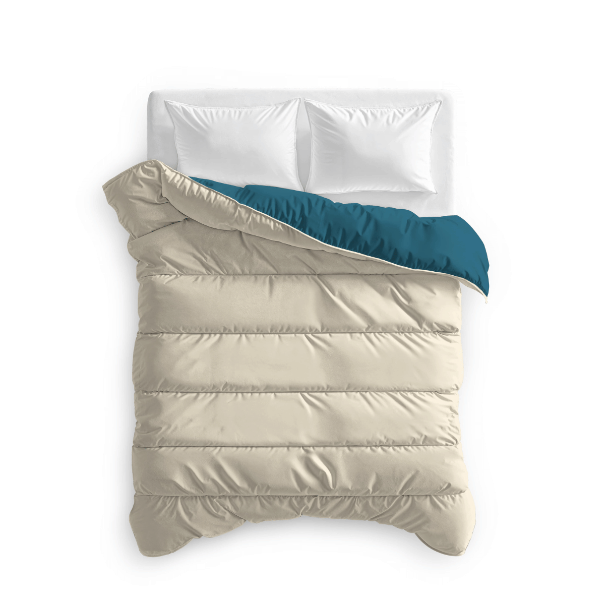 Zelesta Royalbed - Petrol & Sand Beach-Zelesta.nl