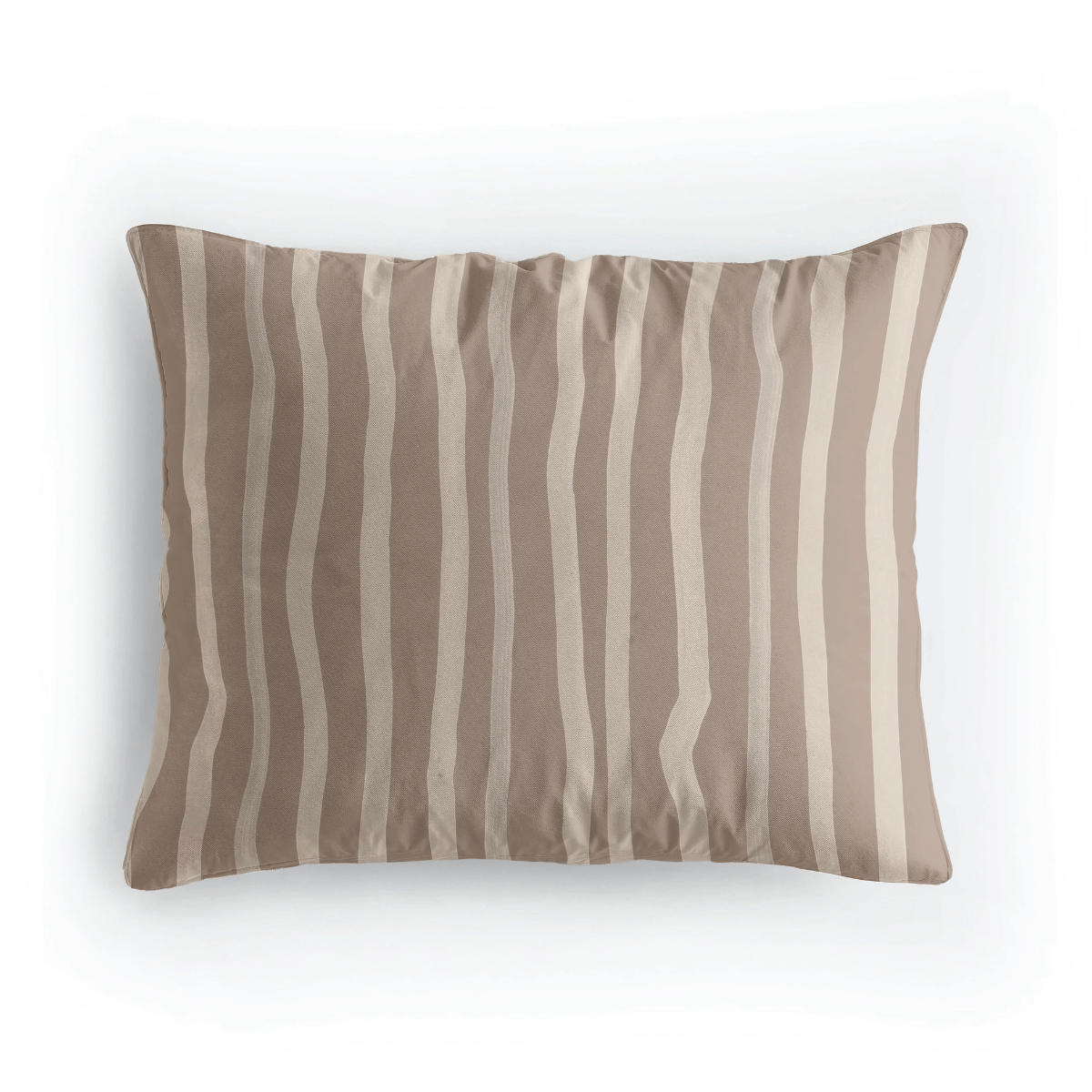 Royalbed Katoen kussenslopen - Brown Stripes-Zelesta.nl
