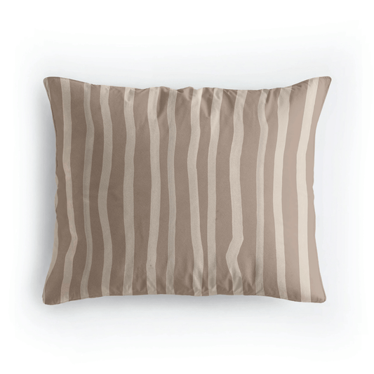 Royalbed Katoen kussenslopen - Brown Stripes-Zelesta.nl