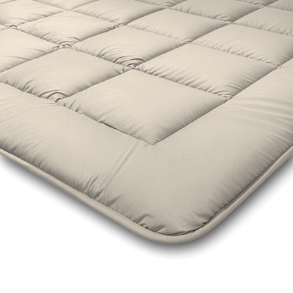 Zelesta Comfort Duo Zomerdekbed - Taupe & Champagne