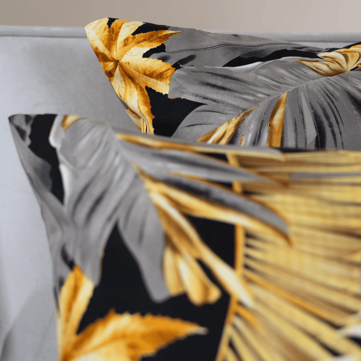 Zelesta Wonderbed Kussensloop Set van 2 - Golden Leaves