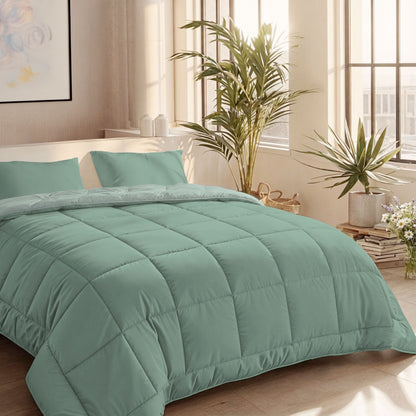 Zelesta Comfort Duo Zomerdekbed - Mintgroen & Lichtgroen