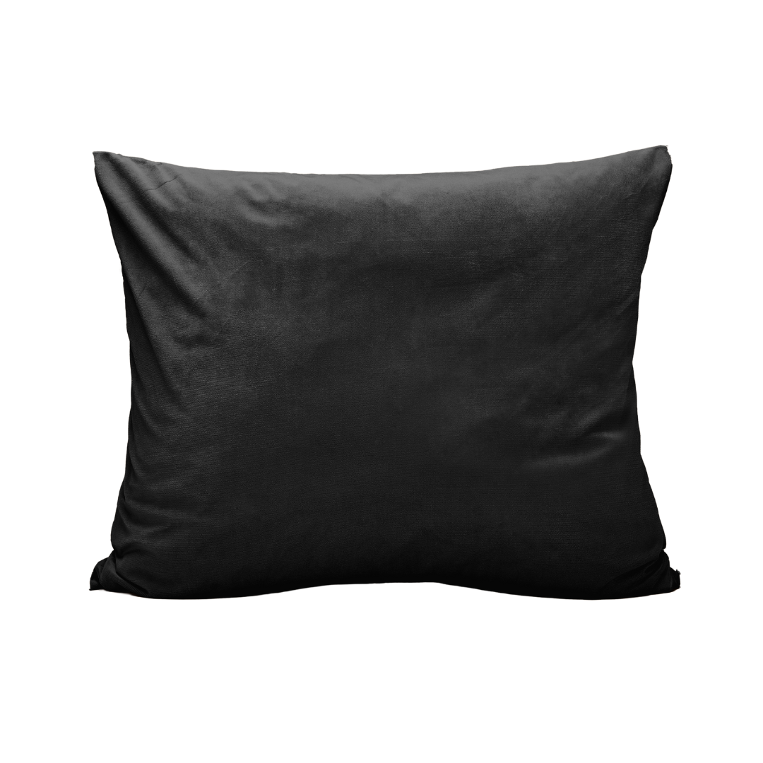 Packshot van Zelesta Velvetbed Kussensloop Set van 2 - Black