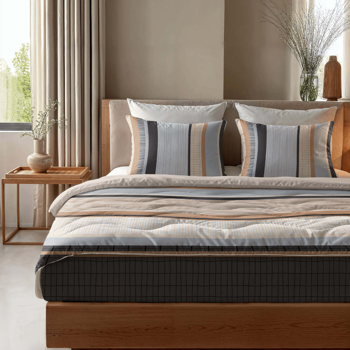 Zelesta Royalbed - Blue Stripes-Zelesta.nl