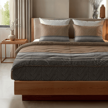 Zelesta Royalbed - Brown Stripes-Zelesta.nl