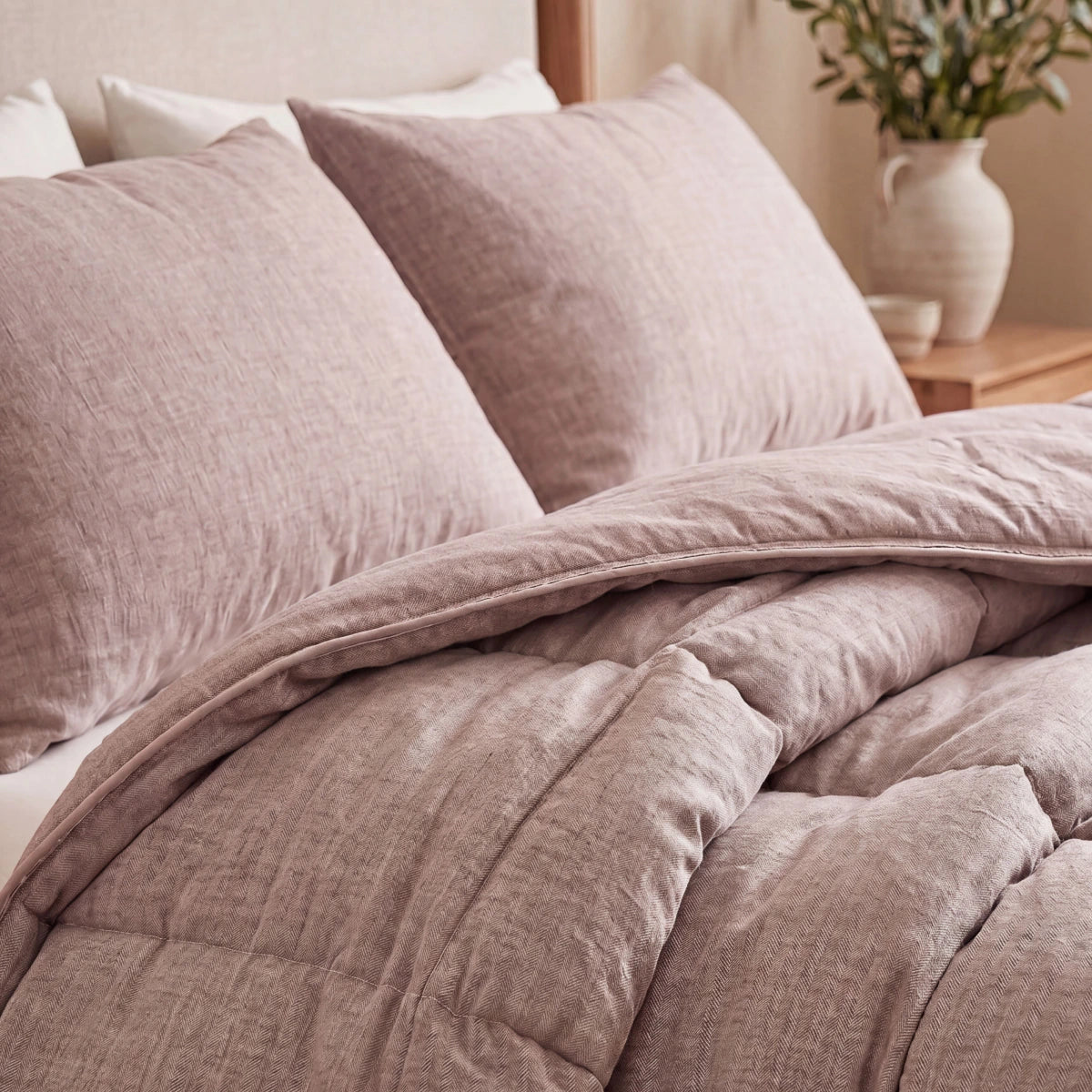 Zelesta Comfort Structure Kussensloop (set van 2) -  Taupe