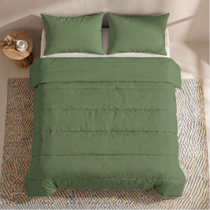 Zelesta Comfort Uni Zomerdekbed - Saliegroen