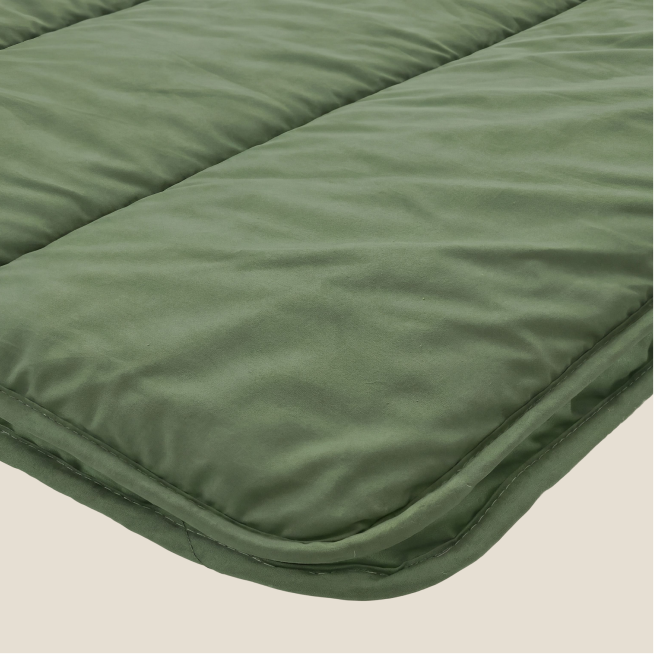 Zelesta Comfort Uni Zomerdekbed - Saliegroen