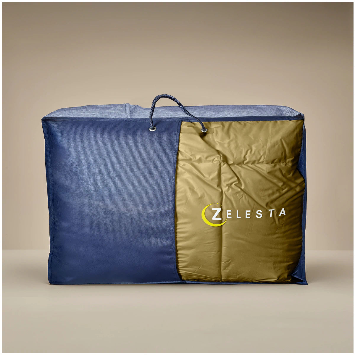 Zelesta Deluxe Uni Satijnkatoen Zomerdekbed - Okergeel
