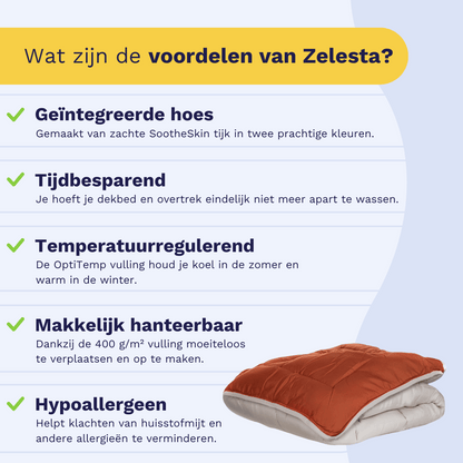 Zelesta Easybed - Lichtgrijs & Gember