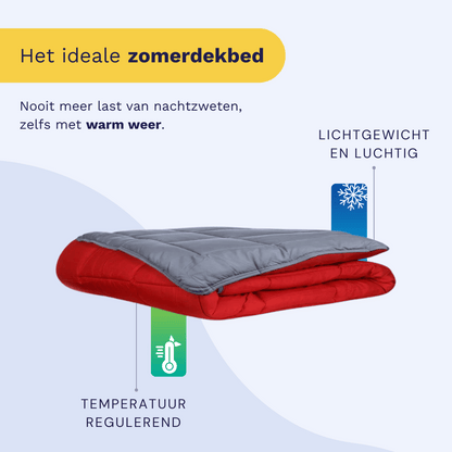 Zelesta Easybed Light - Antraciet & Rood