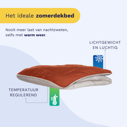 Zelesta Easybed Light - Lichtgrijs & Gember