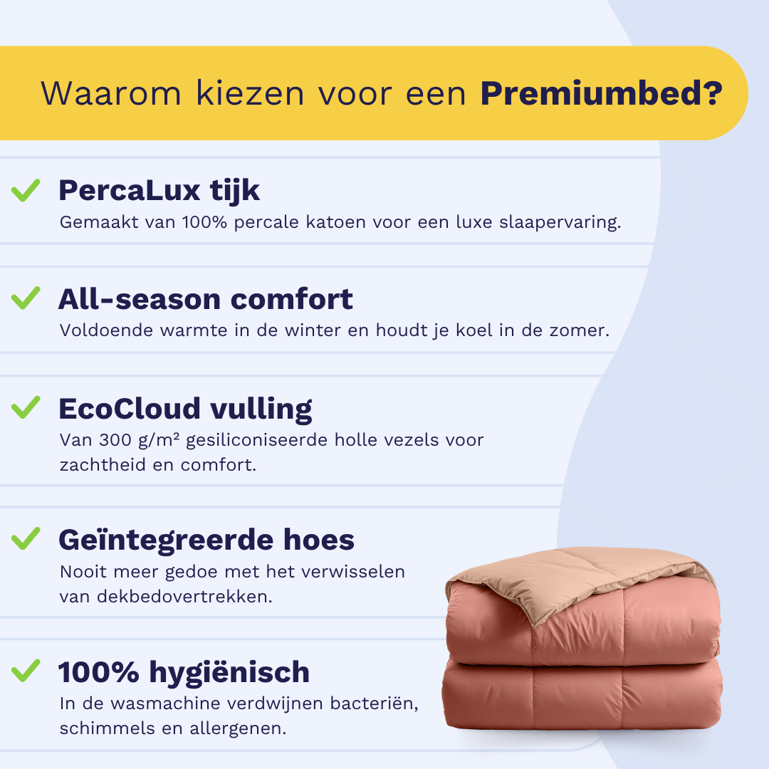 Zelesta Premiumbed Katoen - Salmon & Peach-Zelesta.nl