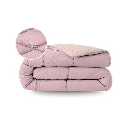 Zelesta Pure Duo Katoen Zomerdekbed - Zacht Lila & Zachtroze
