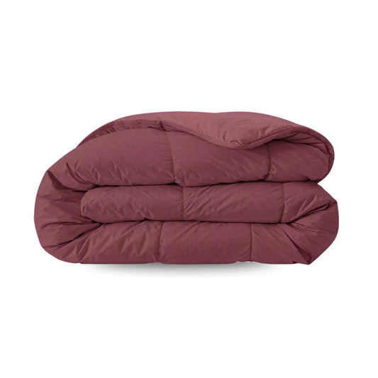 Zelesta Pure Uni Katoen Zomerdekbed - Bordeauxrood