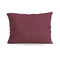 Zelesta Pure Uni Katoen Kussensloop set van 2 - Bordeauxrood