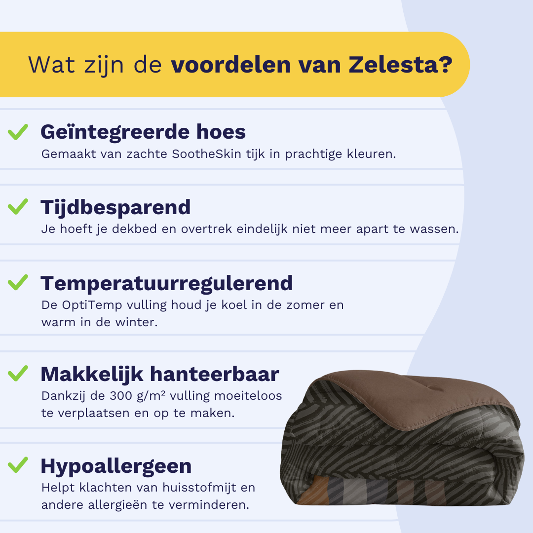 Zelesta Royalbed - Brown Stripes-Zelesta.nl