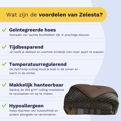 Zelesta Royalbed - Brown Stripes-Zelesta.nl