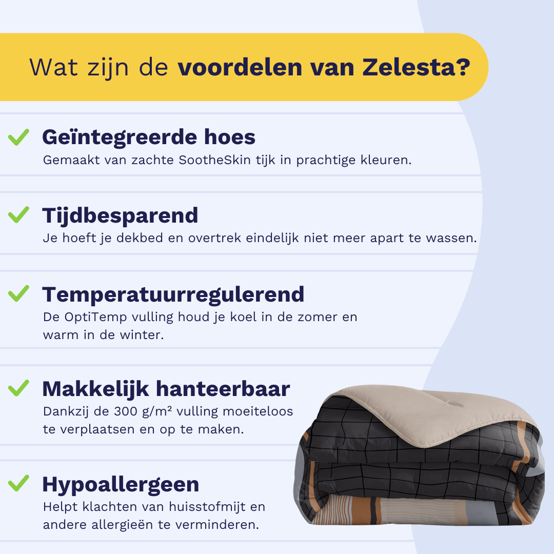Zelesta Royalbed - Blue Stripes-Zelesta.nl
