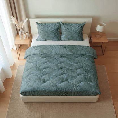 Zelesta Royalbed Katoen - Botanical Green-Zelesta.nl