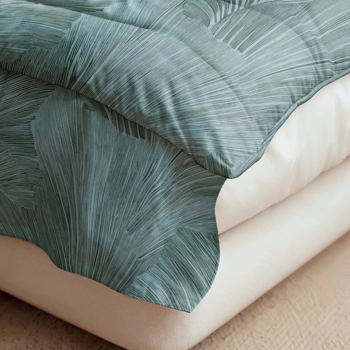 Zelesta Royalbed Katoen - Botanical Green-Zelesta.nl