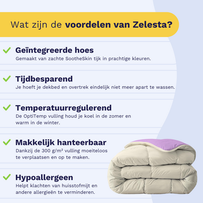 Zelesta Royalbed - Lila & Sand Beach 240x200cm-Zelesta.nl
