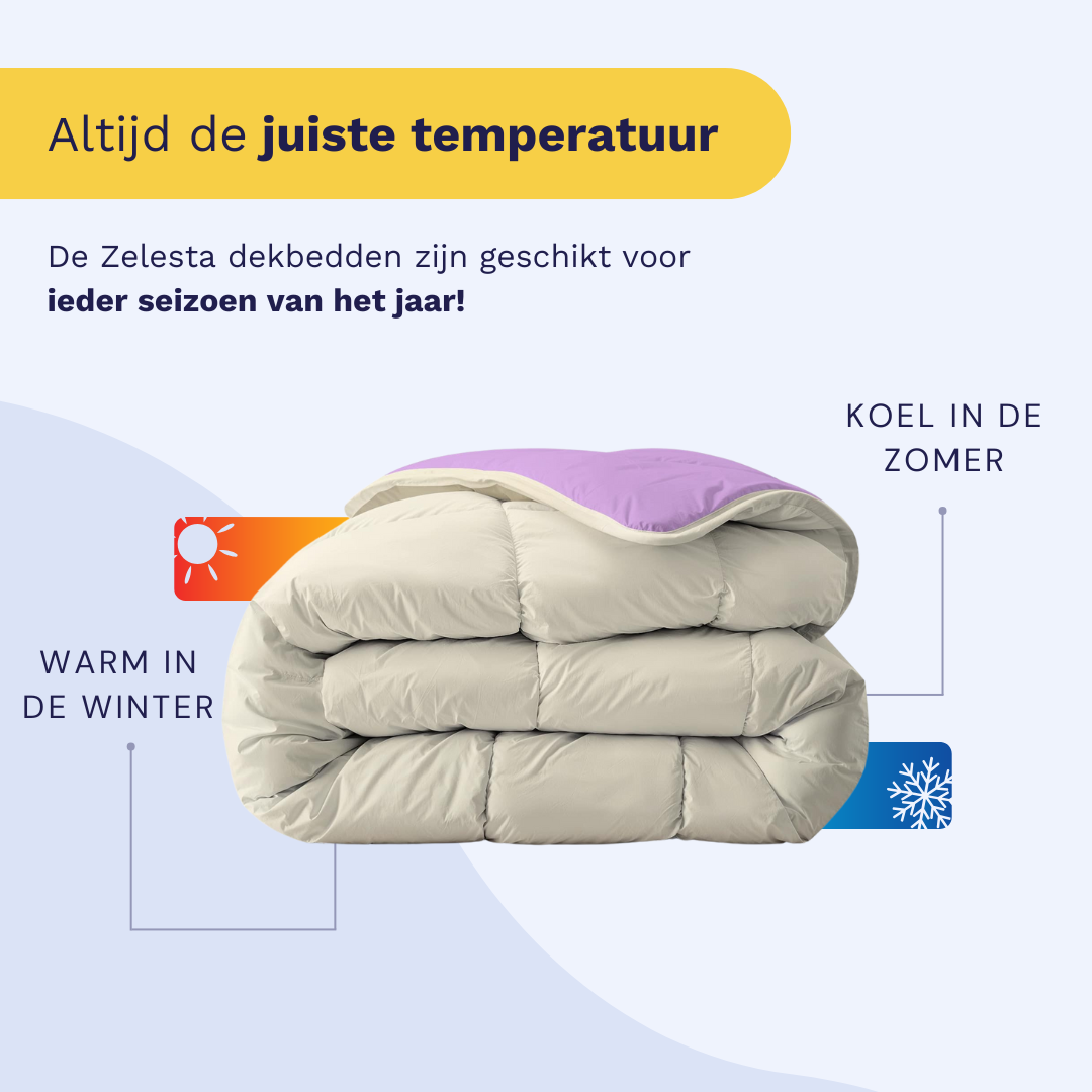 Zelesta Royalbed - Lila & Sand Beach 240x200cm-Zelesta.nl