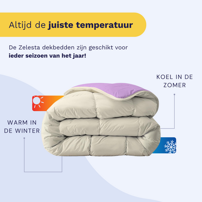 Zelesta Royalbed - Lila & Sand Beach 240x200cm-Zelesta.nl