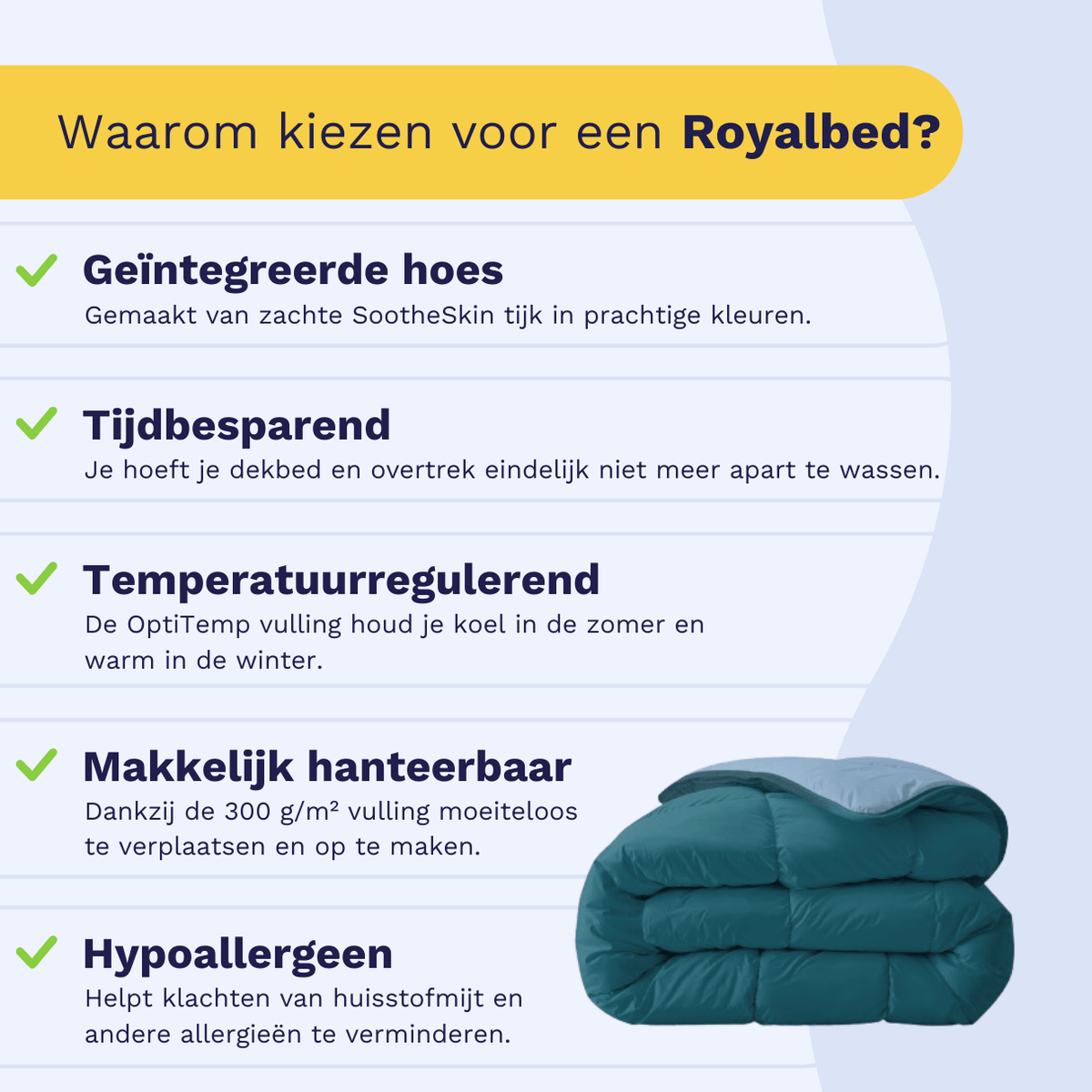 Zelesta Royalbed - Petrol & Bluefog-Zelesta.nl