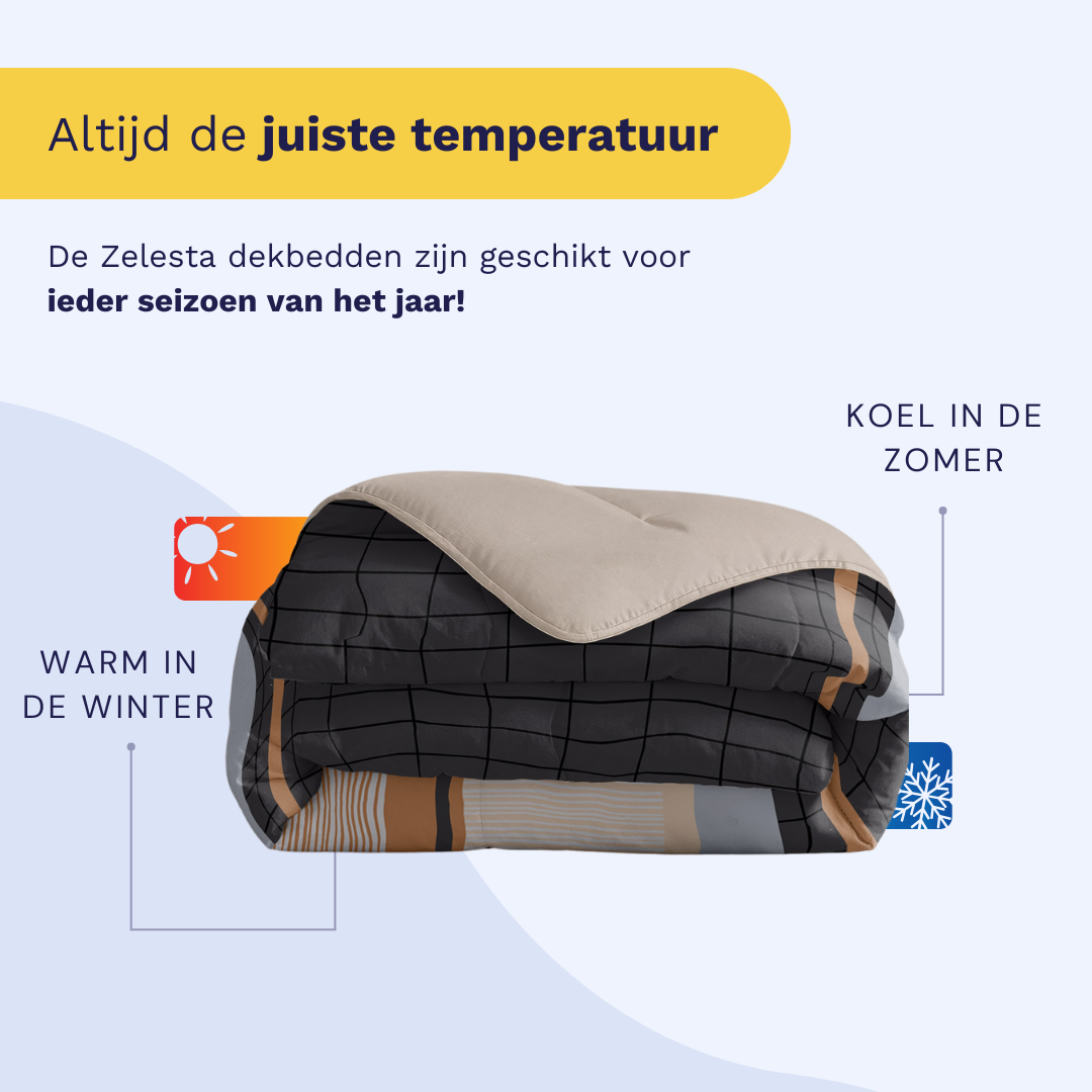 Zelesta Royalbed - Blue Stripes-Zelesta.nl