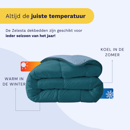 Zelesta Royalbed - Petrol & Bluefog-Zelesta.nl