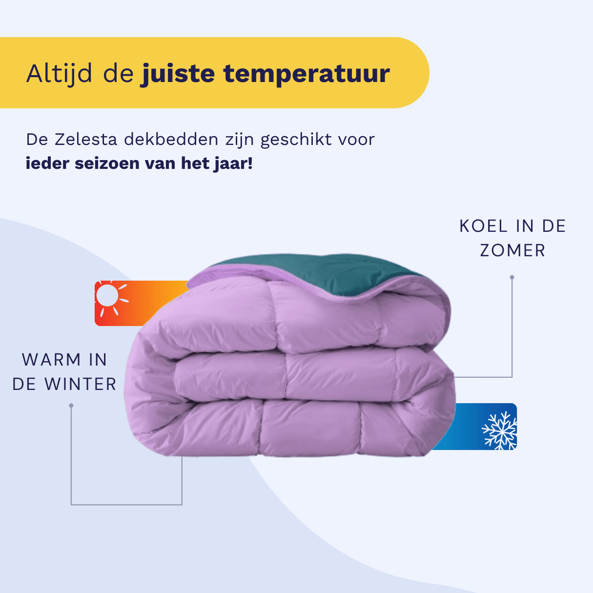Zelesta Royalbed - Petrol & Lila 240x200cm-Zelesta.nl